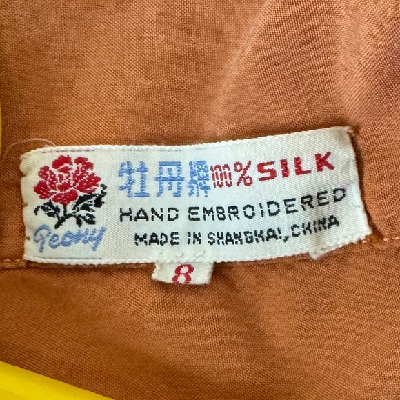 Vintage Peony Women's Button Down - Picture 5 of 5